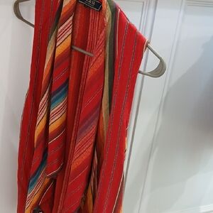 Lucky & Blessed Vibrant Striped Scarf